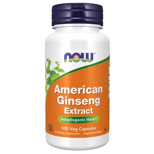 NOW - American Ginseng 500 mg - 100 kapsułek